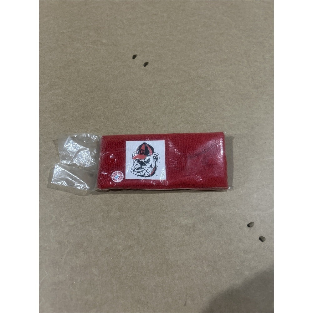 New, Sealed, Dead‎ Stock Vintage Georgia Bull Dogs Sweat Band From 80s Official